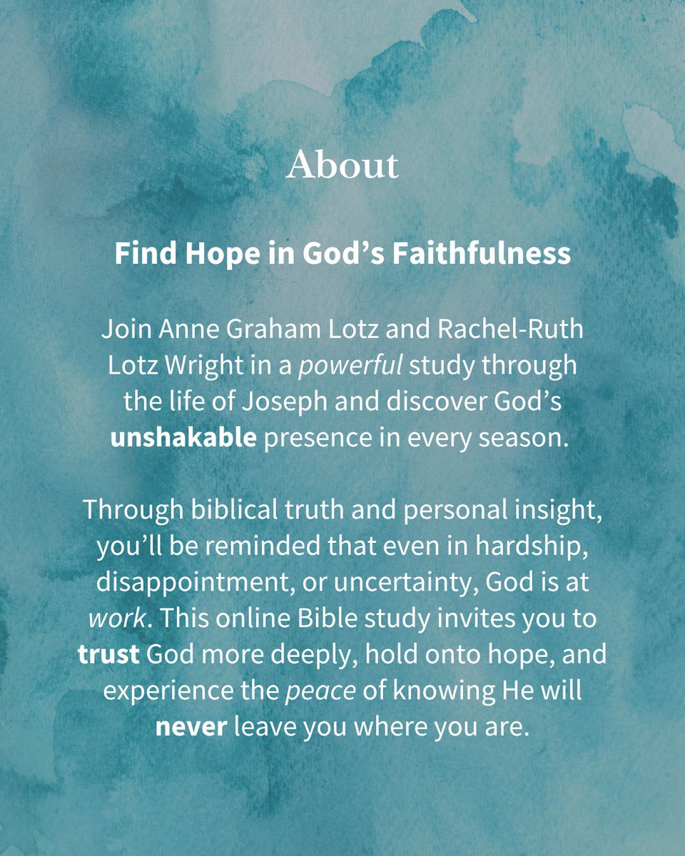 faithgateway's tweet photo. Join us on July 13th for our FREE online Bible study, God Won't Leave You There. 💙 Join alongside a community as we study God's Word together and discover His faithfulness through every circumstance! https://t.co/cWWbXs4uJk