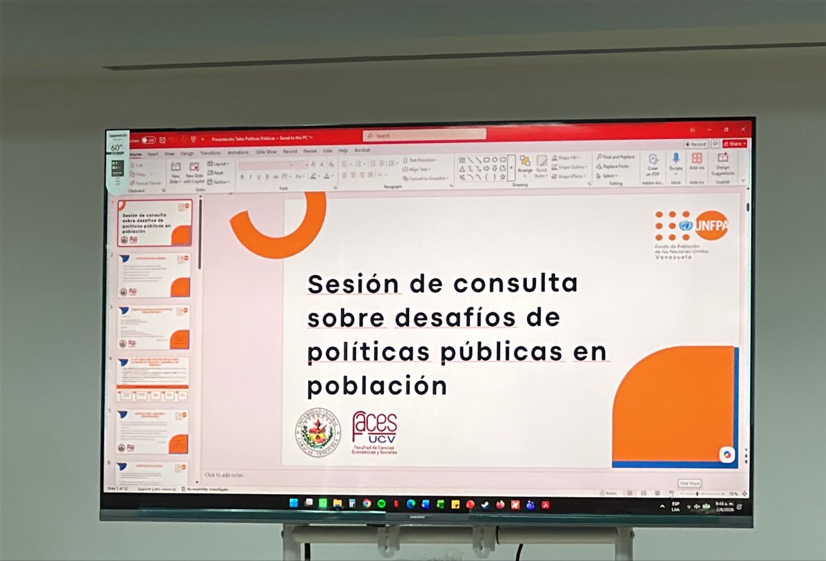 conviteac's tweet photo. Como parte de nuestro trabajo de incidencia e intercambio institucional hoy atendimos una invitación del @UNFPA_Ve y de la Escuela de Sociología de la UCV, para debatir en torno a los desafíos que plantea el momento demográfico que vive y vivirá Venezuela en los venideros años. https://t.co/ZPI6vxilWj