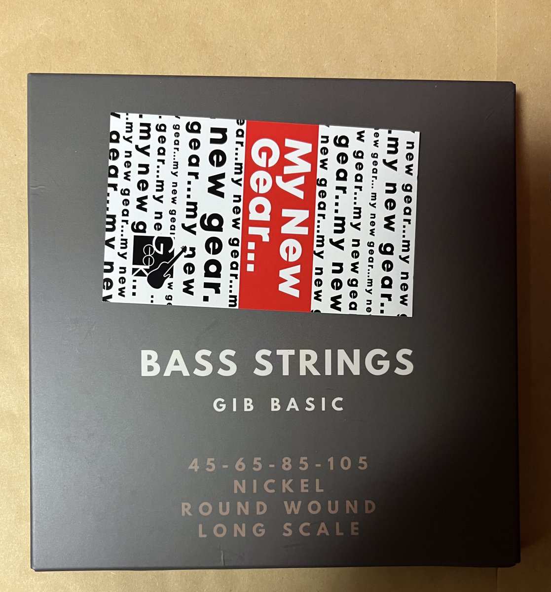 Bunryu0614's tweet photo. やっと手に入れました。
GIB BAISICのベース弦
楽しみです。
#gibmng
#geekinbox
#mynewgear
#mng https://t.co/MR6Ljexq96