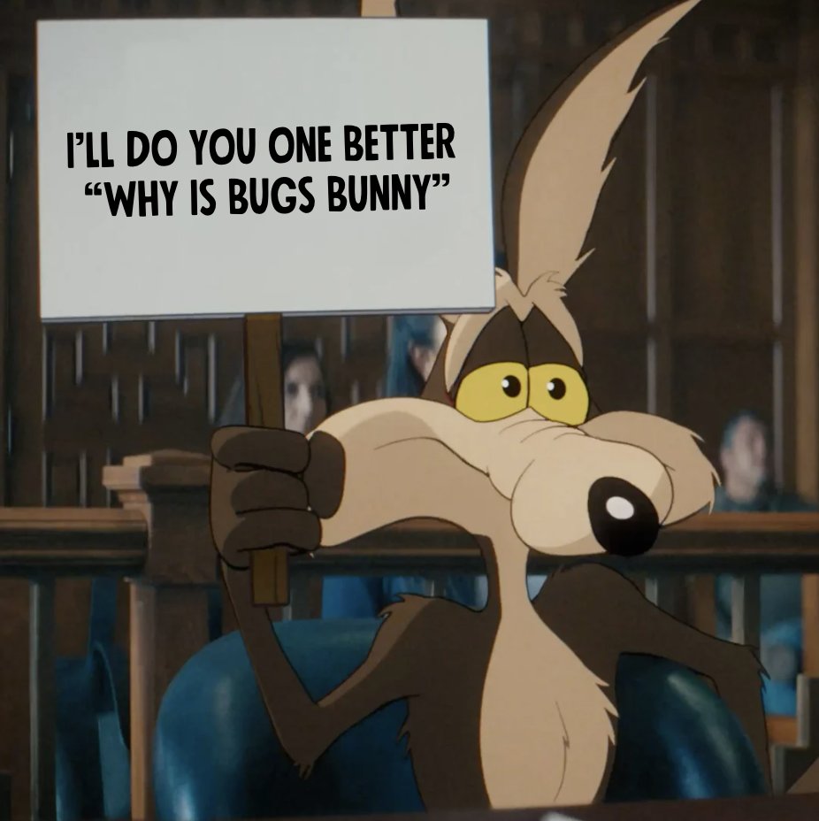CoyoteACMEMovie's tweet photo. @SuperWiiBros08 https://t.co/fBcWz3XeNT