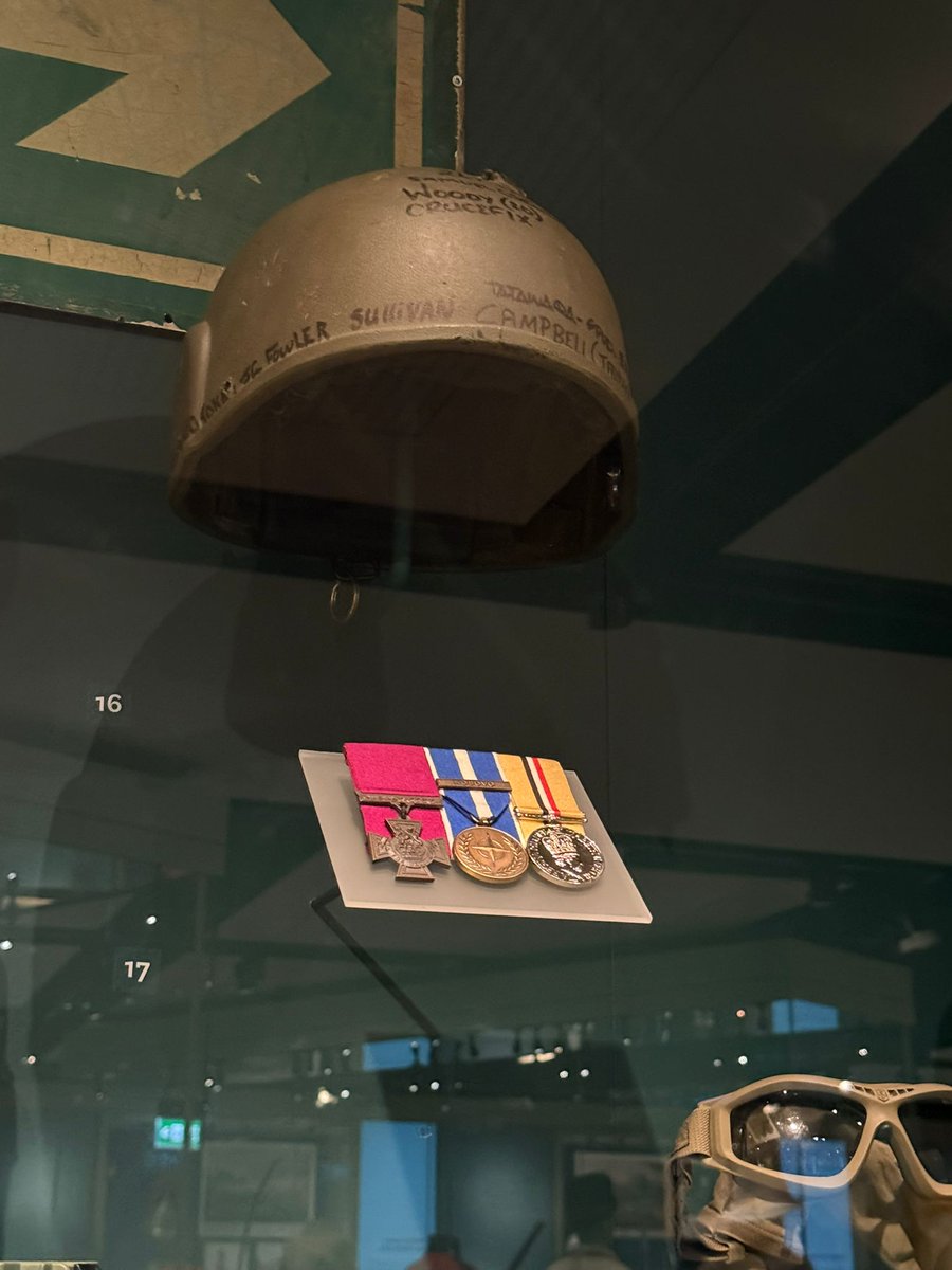 LordAshcroft's tweet photo. So proud and excited that the first medal groups from my VC and GC collection have gone on display at the National Army Museum. The full collection of 245 VCs will go on display here in due course @NAM_London @johnsonbeharry https://t.co/3V69W7UwjK