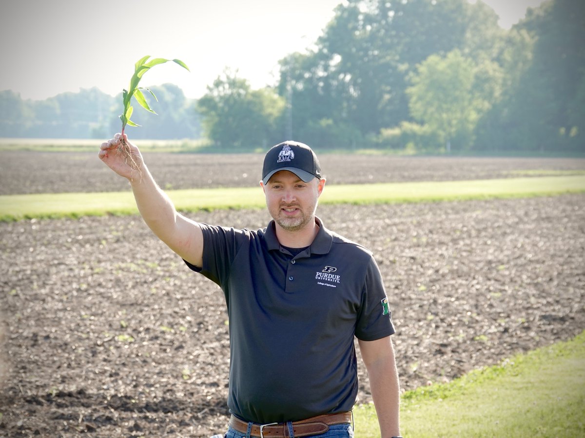 TheKernelLab's tweet photo. The 2026 DTC Field Scout Intern Workshop wrapped up today at ACRE!

At the Corn Growth &amp; Development station, Dr. Dan Quinn and his students led hands-on discussions on corn growth stages, stand assessments, and early-season crop development.🌽

@PurdueAg @PurdueAgryExt https://t.co/5kl34rWMAj