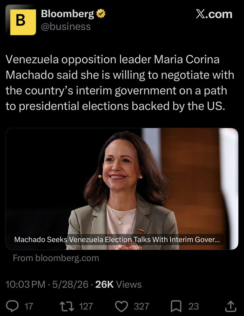 filipprl's tweet photo. @OsloFF @MariaCorinaYA She is a fraud and a pathological liar. https://t.co/U7vobqA3Py