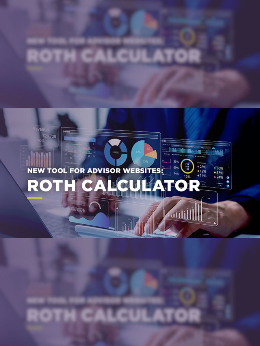 TheQuantumGrp's tweet photo. We have a new tool.💻 The Roth calculator can be placed on your custom website to help people understand how much income tax they may have to pay on taxable accounts. We can code this tool, allowing you to respond personally to each client: https://t.co/hvQzV4X5FN https://t.co/KnhvdW9tVj