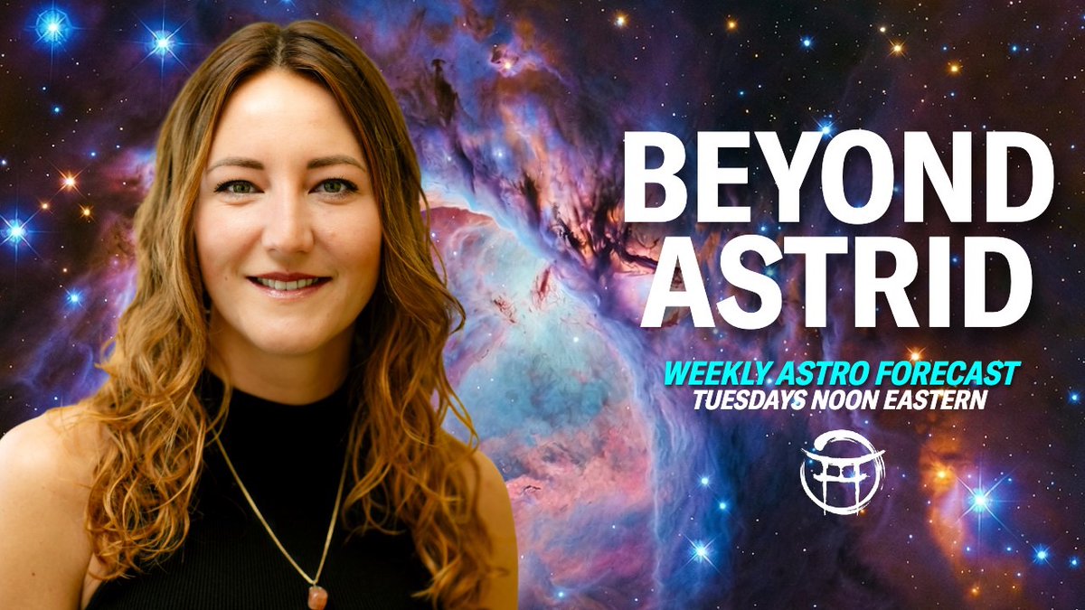 Coco_Pierre_'s tweet photo. ✨ BEYOND ASTRID ✨

Your weekly astro forecast is here 🌌
Tune in LIVE at 12PM EST with Astrid for cosmic insights, timing & guidance for the week ahead 🔮

👉 Watch LIVE : https://t.co/UbYCHxd5Tz

🙏RETWEET 🙏
#BeyondAstrid #AstroForecast #BeyondMystic #WooFam #Astrology #LiveShow
@MorigeauJanine @clif_high @RealistNews @TheOfficial_FFG
@CryptoNana4LTC @lisamightydavis @ConspiracyWATCH
@beaver_naughty @AscOrgonites @Coco_Pierre_ @maxlamad__
@sarah_westall @silverguru22 @SGTreport @lisamightydavis @AstroAstrid111
@Beyond_Mystic @ShannonLoizou @YogaElena31068