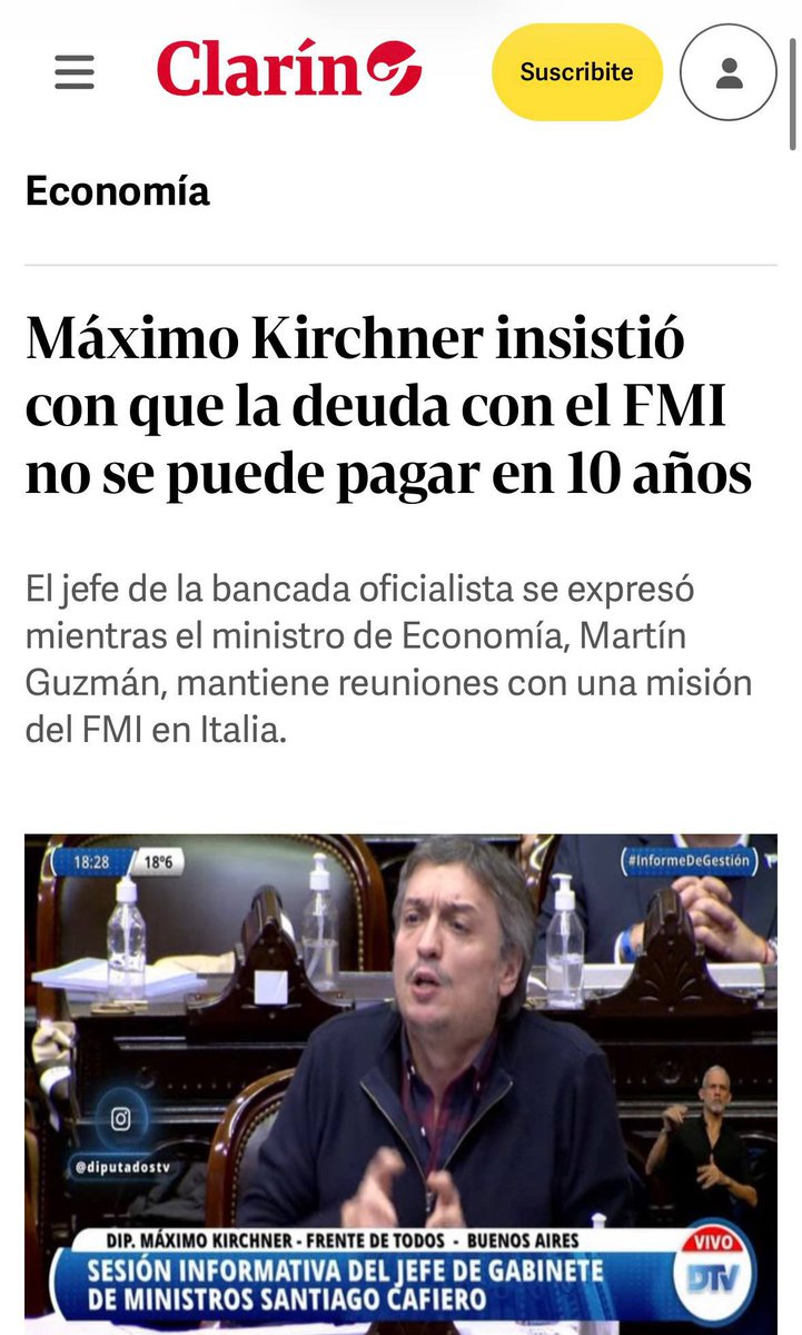 SantiagoLLamas's tweet photo. Máximo lo dijo en su momento y el inútil de Alberto Fernández lo trató de caprichoso.
En fin. https://t.co/b3ulus4BVn