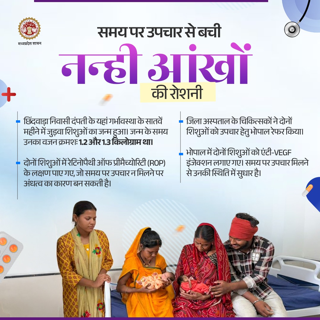 Public Health & Medical Education Department, MP tweet media