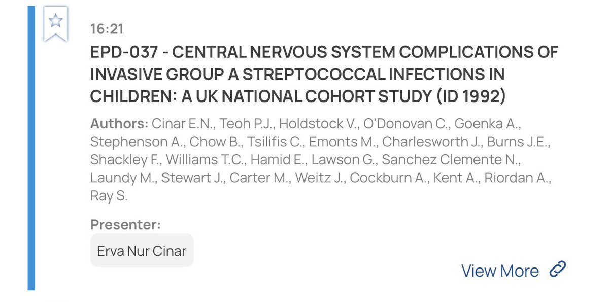 cinarervanur's tweet photo. Excited to be joining #ESPID2026 in #Bologna this week!
I’ll be presenting 2 posters, including a discussion on 3 June, 1600-1730, sharing findings from our national cohort study on iGAS CNS complications.
Looking forward to a great week of #PIID! #coconnecting https://t.co/RbU7uNNyuM