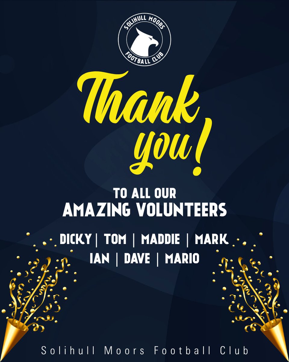 SolihullMoors's tweet photo. Thank you to all who volunteered and helped in the 25/26 season💛💙

#nationalvolunteerweek #Volunteerweek https://t.co/LiTxvhvq9O