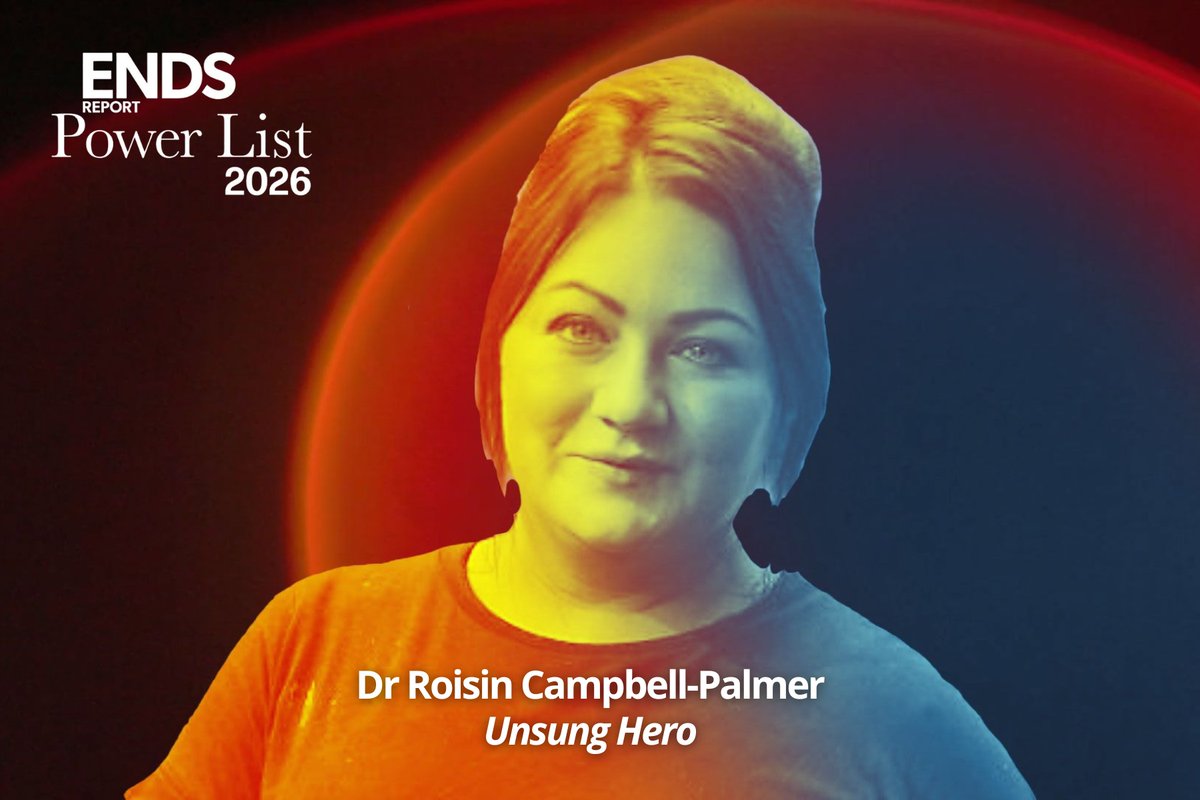 BeaverTrust's tweet photo. We’re delighted that our Head of Restoration, Dr Roisin Campbell-Palmer, has been named in the ENDS Power List 2026.

The annual list recognises individuals making a significant contribution to environmental protection, nature recovery and the future of the environmental sector. https://t.co/3fQ0jAmNaF
