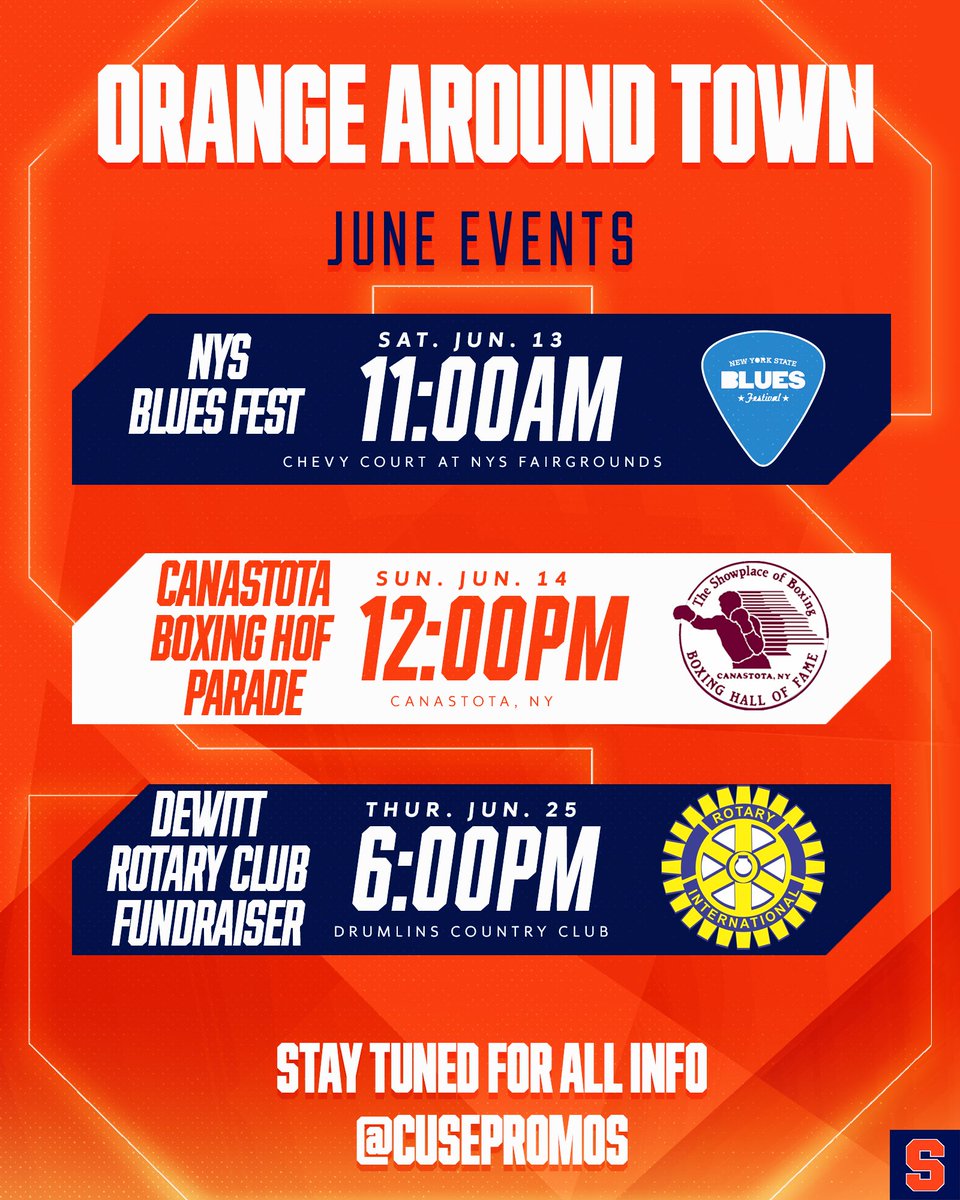 CusePromos's tweet photo. Want to see us in June? Here's where to go, mark those calendars! 🗓️ https://t.co/C9BFhTGKY6