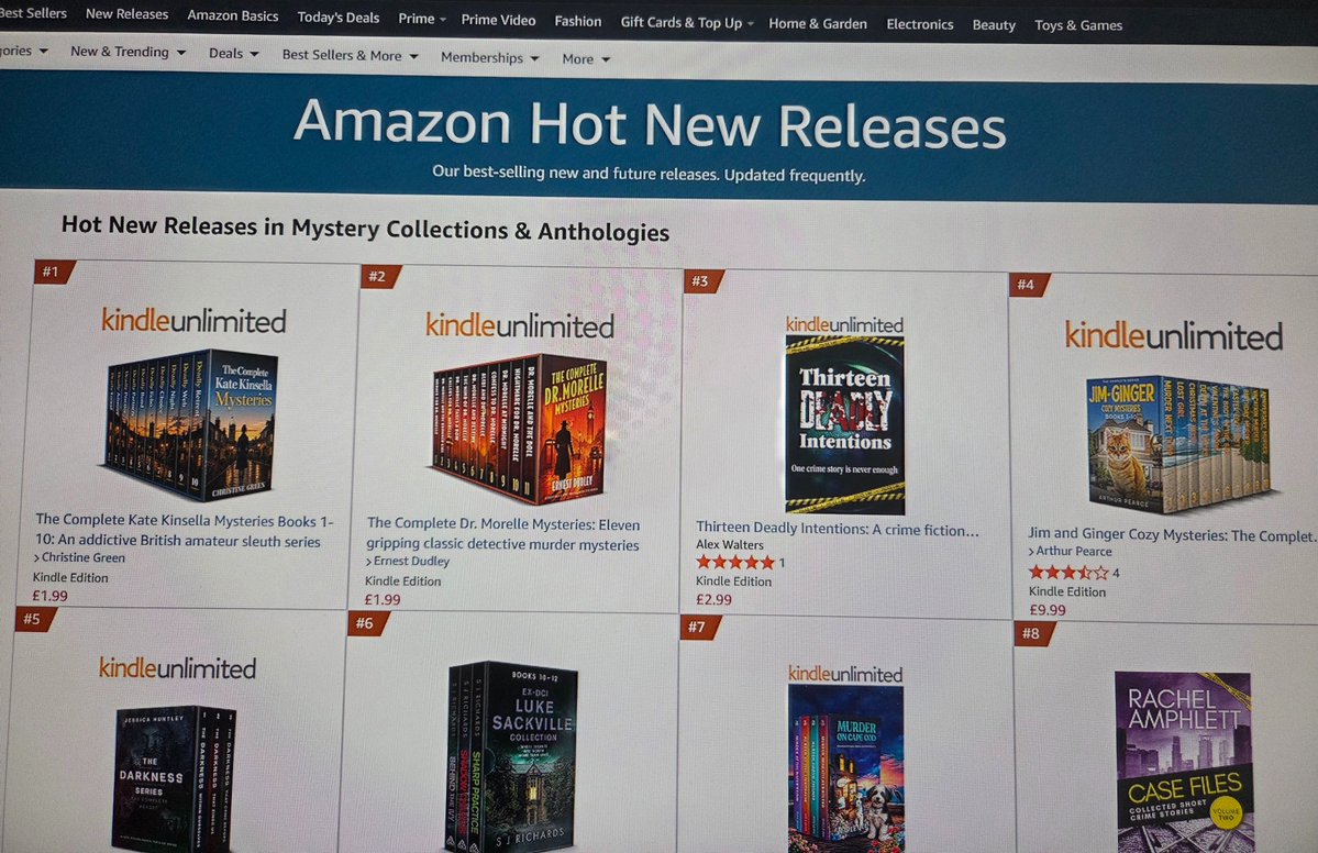 Pilcrow_Books's tweet photo. Delighted with how our crime anthology is doing.

All royalties are going to Invest in ME Research.

Grab your copy of #ThirteenDeadlyIntentions here https:// https://t.co/yU46B6GEXd https://t.co/GlMiKzkBj0