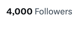 edgrows's tweet photo. Officially at 4000 followers. Feeling this new level energy 🙌 #connect #buildinpublic https://t.co/mzb8IpYwTF
