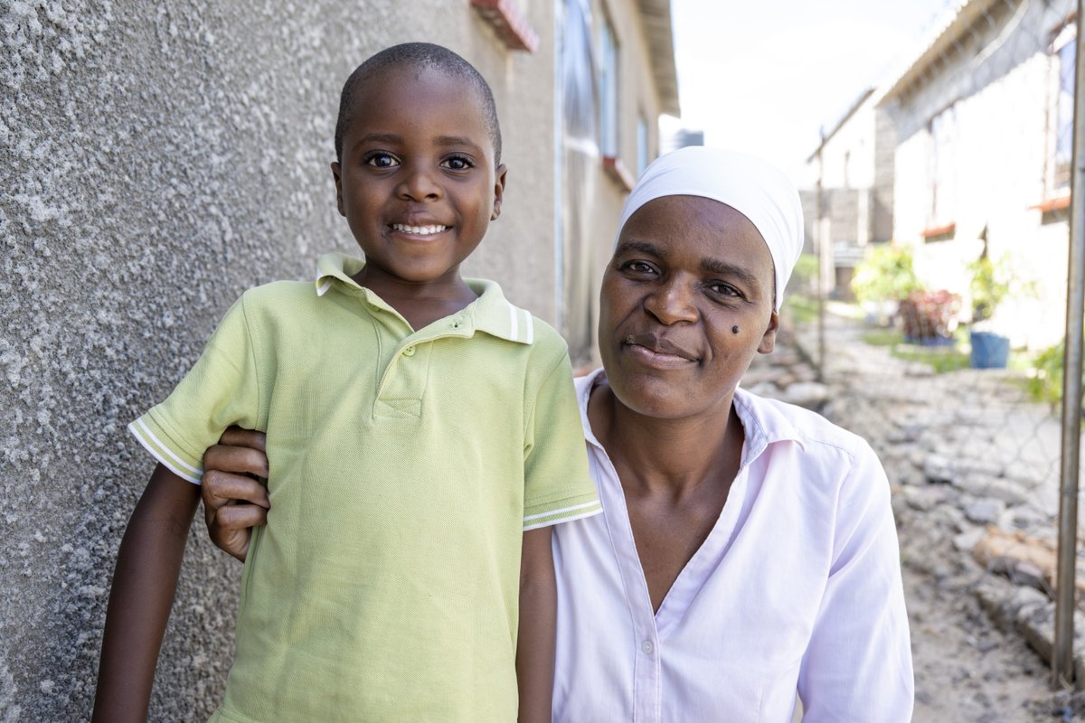 Smiletrain's tweet photo. Meet Wayne from Zimbabwe 🇿🇼 Born with a cleft, Wayne received life-changing care through Smile Train’s local partner, helping ease early challenges for him and his mother.

Today, he’s a bright, energetic boy enjoying childhood, playing with friends &amp; dreaming big for the future. https://t.co/w3140oPtmY