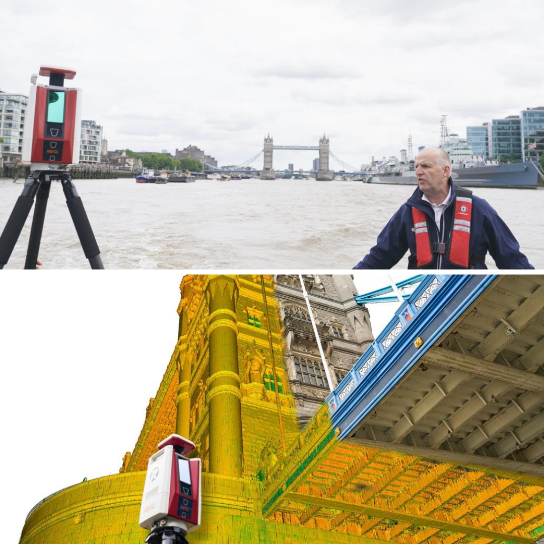 RIEGL's tweet photo. Kinematic Terrestrial Laser Scanning of the River Thames.

Read article ⬇️
https://t.co/1l0EXADA8H

A recent article in GIM International highlights how #RIEGL #terrestrial #LiDAR is being applied in a kinematic workflow to capture high-quality data in dynamic environments. https://t.co/2r0MwxqxyG