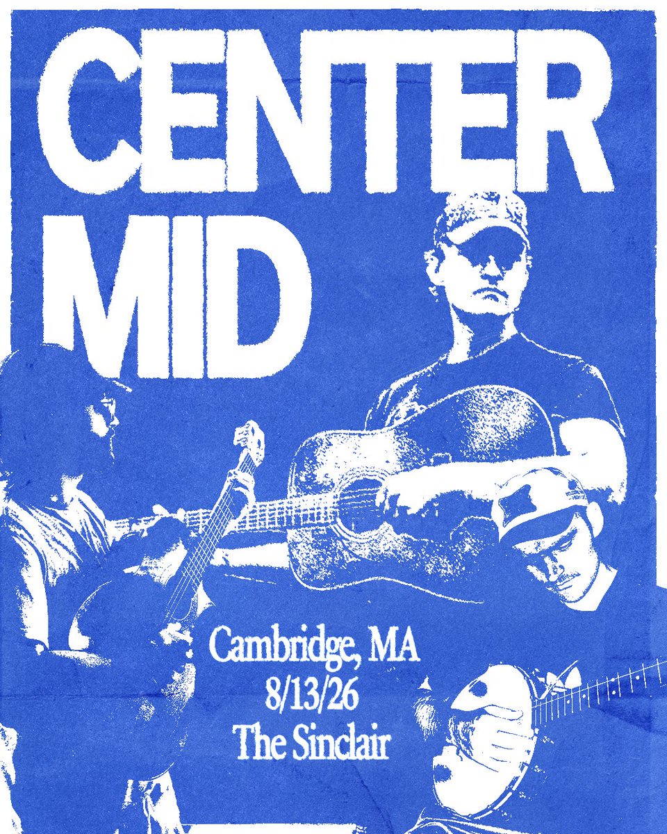 TheSinclair's tweet photo. JUST ANNOUNCED: Center Mid plays The Sinclair on August 13! Tickets on sale Friday, June 5 at 10am🎫🎫>>> https://t.co/pCUc7deebv https://t.co/oQCVxxvE7r