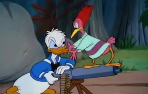 NCucerzan's tweet photo. Parenting update:

After watching the Three Caballeros followed by Melody Time my 5 year old has now decided that her favorite Disney film characters are Donald and the Aracuan bird.

I’ve never seen her crack up so hard 😂 https://t.co/kOp4sGSbb6
