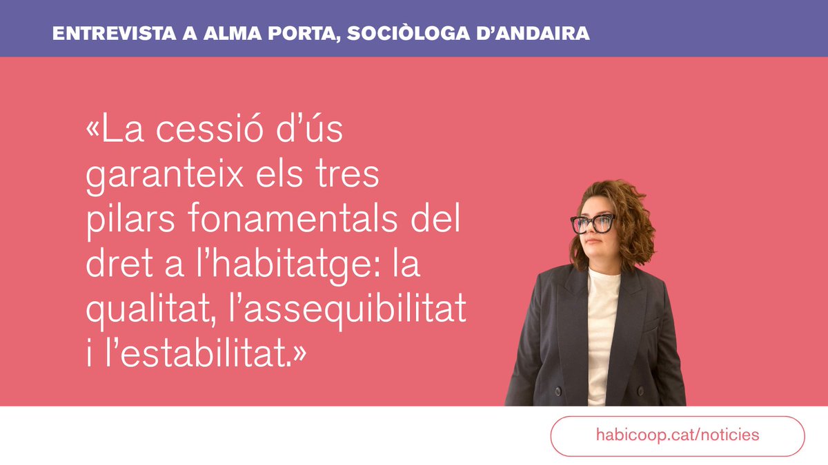 Habicoop_FCHC's tweet photo. 💬“Allò que m’ha sorprès més, i alhora emocionat, és el vincle social que genera el model”

✍️No et perdis l'entrevista que li hem fet a l'Alma Porta @porta_alma_ d'@andaira_coop, coordinadora de l'Estudi de l'Impacte d'Habitatge Cooperatiu en #cessiódÚs

https://t.co/70shEt8pGM https://t.co/C1id25D4Z6