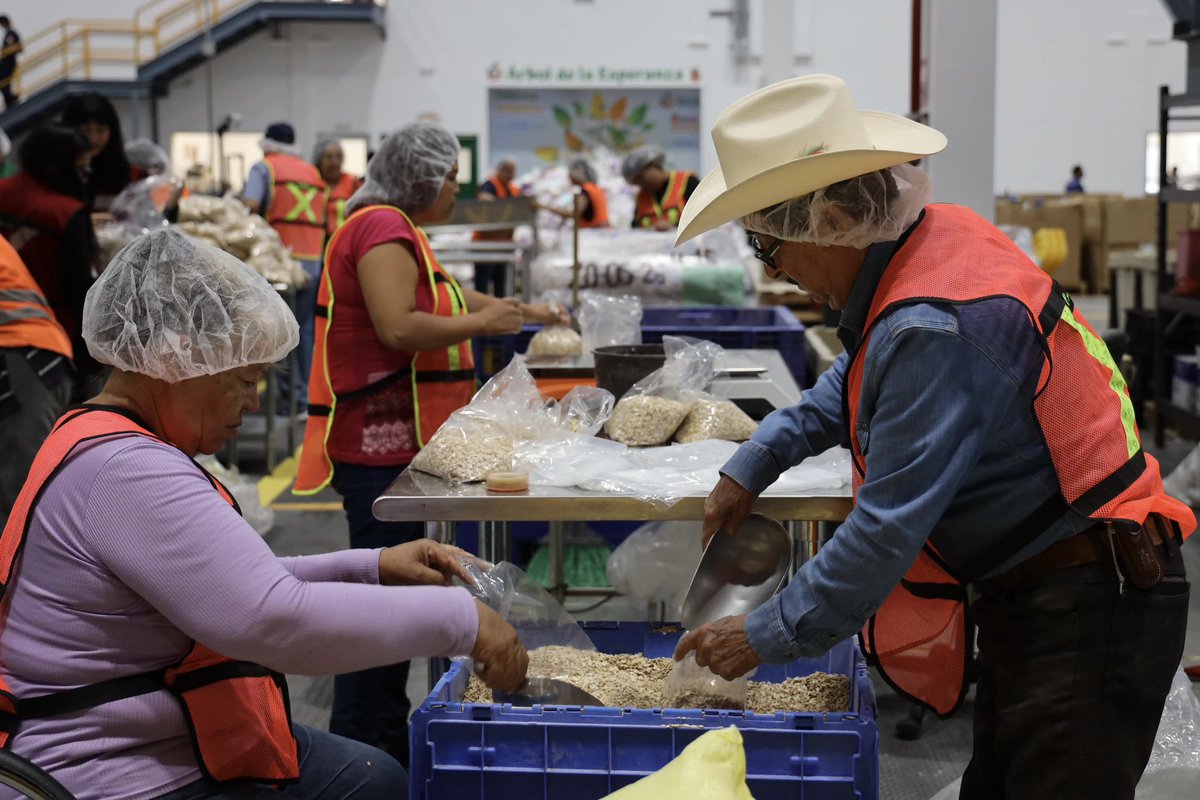 AndreaChavezTre's tweet photo. Tuve la oportunidad de conocer de cerca la extraordinaria labor que realiza el Banco de Alimentos de Ciudad Juárez A.C., una organización que todos los días demuestra que la solidaridad transforma vidas.

A través del rescate de alimentos, la formación nutricional y una enorme red de colaboración comunitaria, más de 53 mil juarenses reciben apoyo alimentario. Sus más de 446 puntos de intervención y los cerca de 2 mil desayunos que preparan diariamente son evidencia de que cuando la sociedad se organiza para ayudar a quienes más lo necesitan, el impacto llega muy lejos.

Gracias por abrirnos sus puertas, por compartirnos su trabajo y por hacer del servicio a los demás una forma de vida. Mi admiración para la Fundación del Empresariado Chihuahuense (FECHAC), por su visión y voluntad.