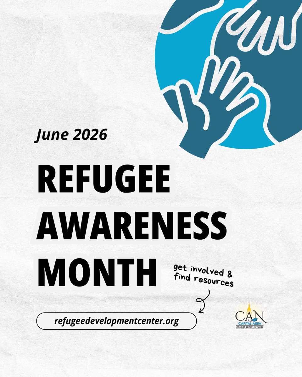 CapitalAreaCAN's tweet photo. June is #RefugeeAwarenessMonth, a time to recognize the millions of displaced persons and advocate for solutions to their plight. 

🔗Resources &amp; volunteer opportunities: https://t.co/4oZMkiXtZL

🔽More 🔽 https://t.co/3tuL5EUVUz