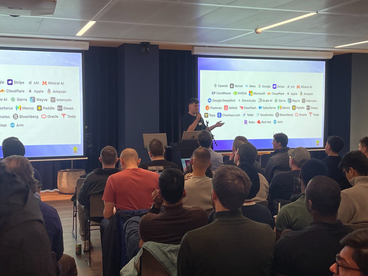 Andy_AJT's tweet photo. Announcing the next Codex Community Meetup - London. Monday 8th June.

Last Codex London Meetup had 1000+ registrations &amp; almost 200 of the most cracked agentic engineers from the hottest startups and biggest companies in London chatting about agentic engineering.

Link below 👇 https://t.co/ZKTc1UBrCQ