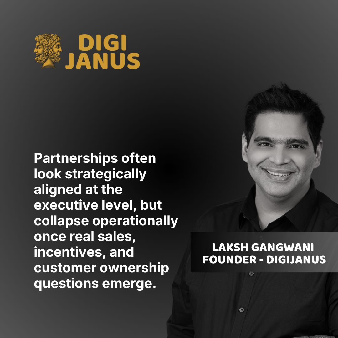 DigiJanus's tweet photo. Most reseller partnerships don't fail because of bad products.

They fail because of bad structure.

Sales motion misalignment
No incentives or enablement
Unclear ownership of customer success

Before signing a partnership, make sure all three are crystal clear.

#B2B #Sales #Partnerships #ChannelSales #digijanus