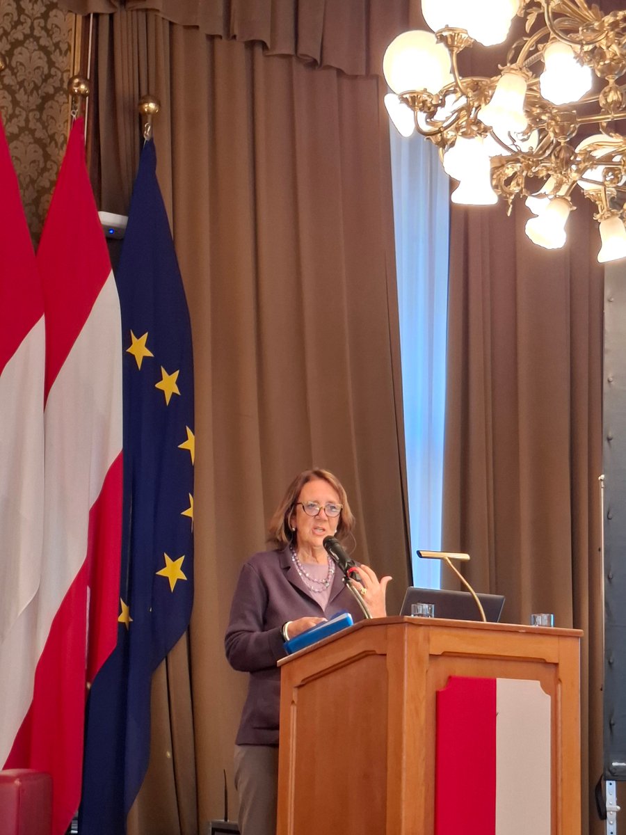 wiiw_ac_at's tweet photo. A few impressions from our Spring Seminar with @Stadt_Wien on the role of human capital in addressing the social and economic challenges of big cities. 
Interesting keynote by Alessandra Venturini on the implications of Europe's ageing population followed by a high-ranking panel. https://t.co/sPeUtGcHXj