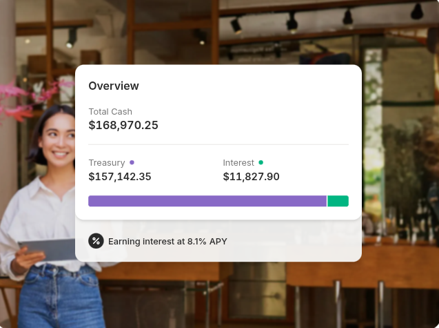 useDecal's tweet photo. Today we're launching Decal Treasury.

Your idle cash now earns automatically — and that yield funds a loyalty program that pays for itself.

One toggle. New revenue. Zero work.

Here's the whole idea 🧵 https://t.co/gMjfgObtV6