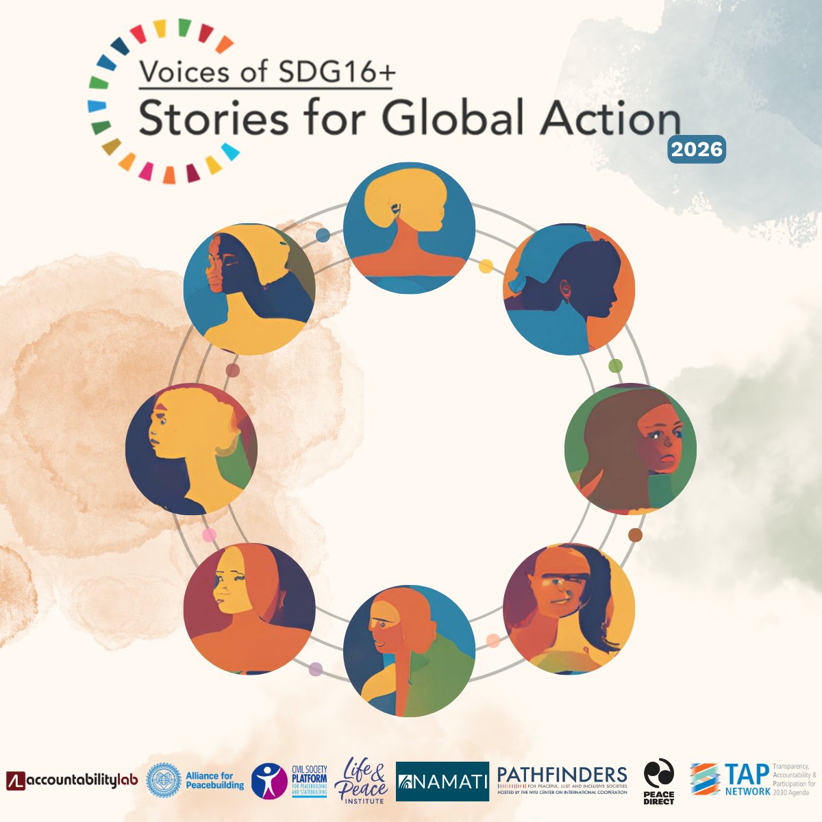 SDG16Plus's tweet photo. Call for videos 🎥

Share your entries for the 2026 Voices of SDG16+: Stories for Global Action campaign!

💡 Theme: Evolving, Scaling, and Flourishing Amidst Crisis: Local Voices
Transforming SDG16+
🚨 Due in 1 week—June 11, 2026 (4 p.m. EDT)

🔗 https://t.co/hWuvXpk6GX

#VoicesofSDG16+ #Stories4GlobalAction #ActOnSDG16+ #VSDG16+ #2030Agenda
#HLPF2026 #SDGSummit

@AccountLab @AfPeacebuilding @idps_cspps @LPI_voices @GlobalNamati @peacedirect @anticorruption @network_tap