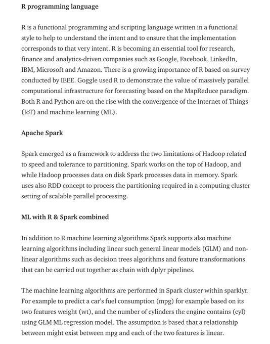 gp_pulipaka's tweet photo. Combining #RStats with #ApacheSpark and H2O Framework. #BigData #Analytics #DataScience #AI #MachineLearning #IoT #IIoT #Python #RStats #TensorFlow #JavaScript #ReactJS #CloudComputing #Serverless #DataScientist #Linux #Programming #Coding #100DaysofCode 
https://t.co/Bisy1jduoU https://t.co/GeNOSb2KYi