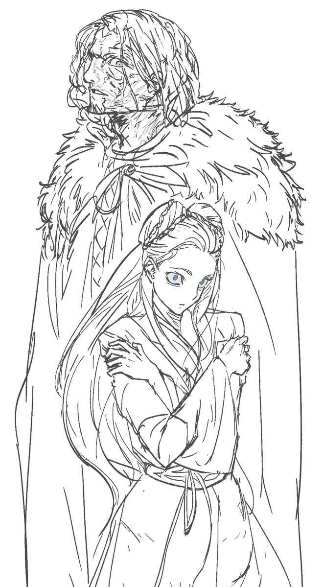 aoalo16633's tweet photo. little bird &amp; the hound #asoiaf https://t.co/QukklFqSkE