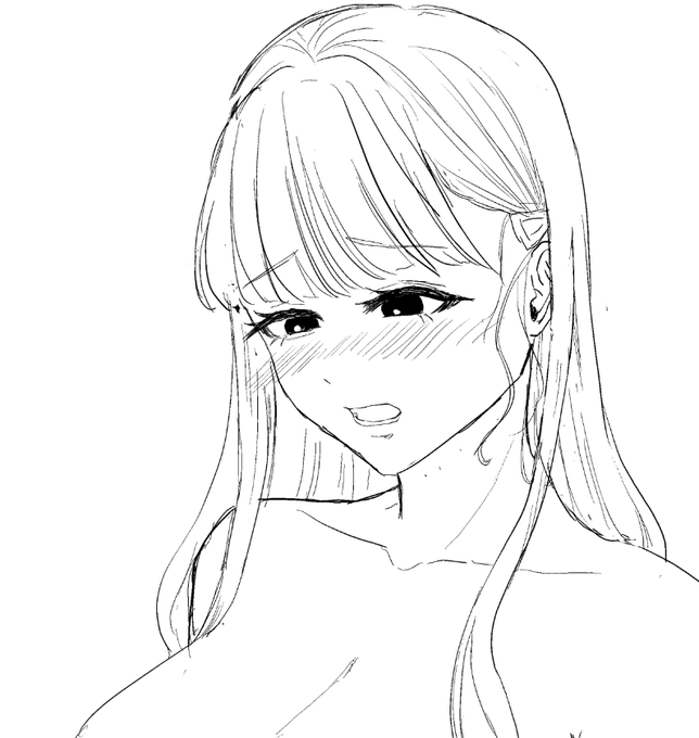 しんちょき 何でこう集中できないときにうまくラフ描けんだよ 