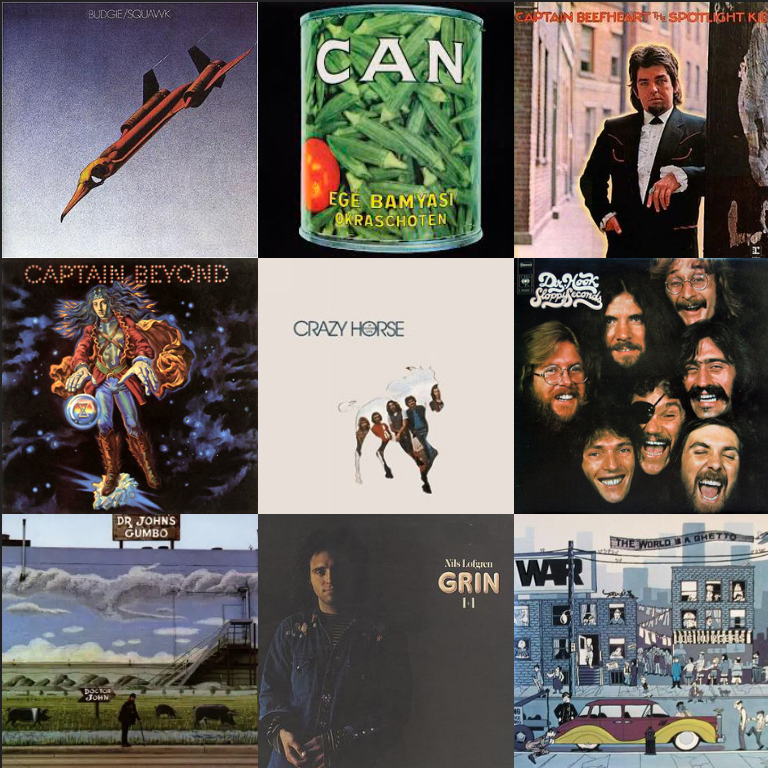 musicalvagabond's tweet photo. Which one of these 1972 albums are you taking? 🎶🎹🎸🎤🥁 https://t.co/VL8KaA8qfw