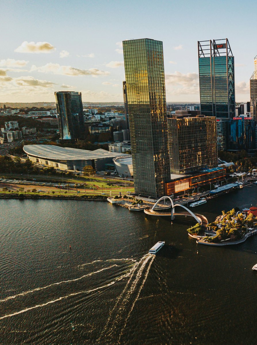 NatureVista_4K's tweet photo. "Perth at golden hour — where the city meets the river in perfect harmony 🌇"
Stunning skyline, glowing skyscrapers, and that warm Australian sunset glow over the Swan River.
📍Perth, Western Australia 🇦🇺
#PerthCity #GoldenHourPerth #AustraliaVibes https://t.co/Cg8tLTN9sP