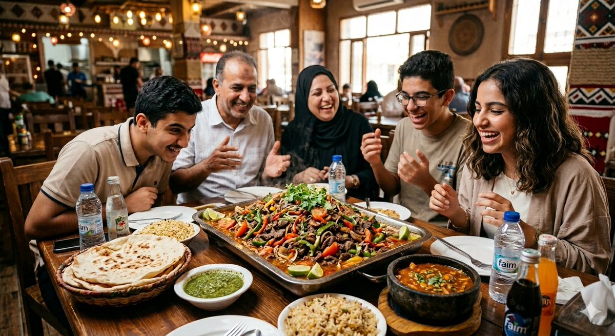 nagyshmandy's tweet photo. من "المقلقل" "والملوح" إلى القلب
 حكاية نكهة يمنية غيّرت المقاييس!
​في أيامنا الجميلة بمدينة جدة
،كان لجمع الأهل طقوس خاصة.
 كان الأولاد يهرعون كعادتهم
 نحو بريق مطاعم الوجبات السريعة؛
 بين قرمشة "البيك" و"الطازج"
ومذاق "ماكدونالدز" و"كنتاكي".
 أما أنا، 
فكانت بوصلتي تأخذني دائماً إلى عالم آخر..
 عالم تفوح منه رائحة الأصالة والبهارات الزكية:
 المطاعم اليمنية.
​في إحدى المرات،
 وقفت أمام قائمة الطعام
 ووقع نظري على اسم غريب، رنان، 
وله جرس خاص في الأذن..
 "مُقلقَل"!
 تملكني الفضول،
 وقررت أن أخوض التجربة.
​أخذت طلبي وتوجهت إلى الطاولة
 حيث تجلس زوجتي وأولادي.
 ما إن وضعت الطبق وسألوني باهتمام: "
ما هذا؟"
 وقلت لهم بثقة: "هذا مقلقل!"
 حتى انفجرت الطاولة بضحكات لا تنسى.
 تحول الاسم إلى مادة للمزاح والدعابة،
 وبدؤوا يمازحونني بلهجتنا الصعيدية الجميلة، والضحكات تتطاير بيننا
 والكل يردد بخفة دم:
 "مقلقل يا بوي.. مقلقل؟!".
​لكن السحر الحقيقي بدأ مع أول لقمة!
خلف هذا الاسم الطريف،
 كانت تكمن سيمفونية من المذاق الرفيع. 
قطع اللحم الصغيرة المحموسة بحرفية،
 والممتزجة بالبصل، الطماطم،
 والبهارات اليمنية التي تأسر الحواس.
​انفجار النكهات: عندما يتحدث المذاق الرهيب!
​ما إن تضع اللقمة الأولى في فمك حتى تدرك أنك أمام عبقرية وبساطة في آن واحد. طعم المقلقل رهيب لا يُقاوم؛ اللحم يذوب في الفم بسلاسة بعد أن شرب عصارة الطماطم والبصل المحموس، وتتداخل فيه لدعة الفلفل الأخضر مع دفء البهارات اليمنية العريقة (الحوائج) وثنائية الثوم والزنجبيل. ملوحة موزونة، وحموضة خفيفة تداعب لسانك، وتجعلك تطلب اللقمة تلو الأخرى دون توقف.
​ولكن، هذا الجمال لا يكتمل إلا ببطل السهرة
 الراقد على الطاولة:
 خبز الملوح اليمني (أو خبز الرشوش)!
هذا الخبز ليس مجرد مكمل للوجبة
 بل هو نصف المتعة.
 يأتيك ساخناً كالجمر من التنور، 
ضخماً يتحدى المساحات، 
وبمجرد أن تلمسه تشعر
 بطبقاته المقرمشة من الخارج 
والطرية المورقة من الداخل
 بفضل مسحات السمن البلدي
 وحبات البركة السوداء التي تزينه.
​عندما تقطع قطعة من هذا الملوح الرهيب، 
وتغمسها في مرقة المقلقل الساخنة
 لتلتقط بها قطعتين من اللحم المحمّر مع القليل من البصل والفلفل..
 هنا يحدث الانصهار التام! 
قرمشة الخبز وغناه بالسمن 
يمتزجان بطراوة اللحم المتبل
، ليعطيك لقمة هي باختصار
 "خلطة السعادة الصافية".
​وتدور الأيام، وتلف الحكايات، 
وأنجح بعد محاولات "إقناع خطيرة" 
في جعل المدام والأولاد يتذوقون هذا "المقلقل" 
الساخر مع خبز الملوح الساخن..
ملحوظة:
لوخالتي ام محمد الظابط 
كانت معانا لحظتها وسالتني
ايه دا يا ناجي ود اختي
وقلت لها دا مقلقل يا خالتي
كانت شبعتني فضايح!!!
جايب لي مقندل الله يقندل ناسك؟ !!!!!
وكانت المفاجأة!
 انبهر الجميع بالتحفة الفنية التي تذوقوها، 
وتحول الضحك والتهكم إلى عبارات 
مديح وإعجاب شديد،
 وأصبح طبقنا المفضّل
 وصاروا هم من يطلبونه بالاسم!
​المقلقل والملوح 
علّمانا يومها في جدة
 أن خلف كل اسم غريب..
 قصة حب طبخت بحب،
زي ابو شمندي كدة!!!!
اسم رنان ما يتكررش منه اتنين!!!!