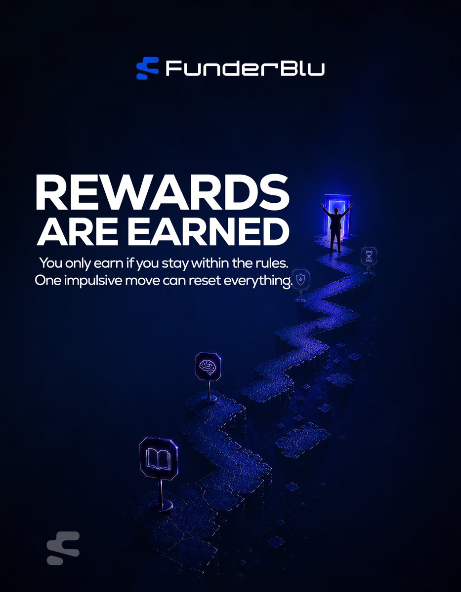 funderblu's tweet photo. The challenge isn't proving you're right once.

It's proving you can stay disciplined over time.

Learn the rules.
Respect the limits.
Keep progressing. https://t.co/WQkRY8Hxth