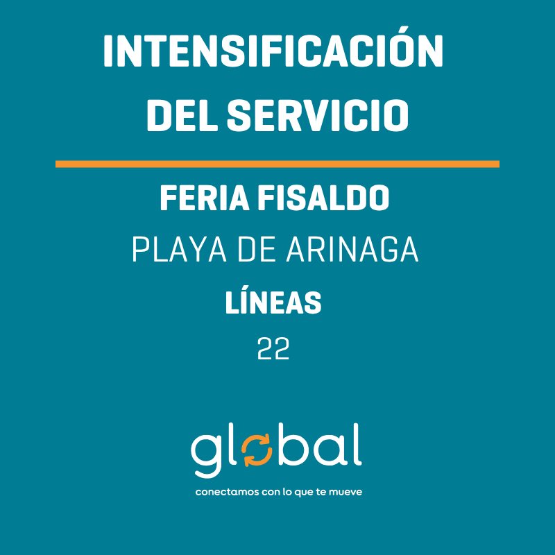 guaguasglobal's tweet photo. ℹ️ Intensificamos el servicio de la línea 22 con motivo de la feria Fisaldo. Más información en el siguiente link: https://t.co/cFo0o6SlAo

#GuaguasGlobal #TransportePublico #fisaldo @infecar https://t.co/yu5cHww4yj
