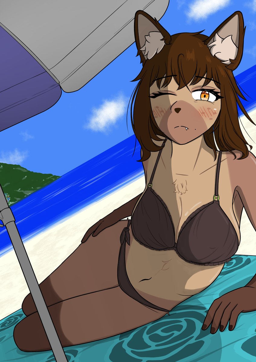 CloserLeaf's tweet photo. Beach episode ~
#furry #furryart #art #drawing #furryartwork https://t.co/nclGqrHjui