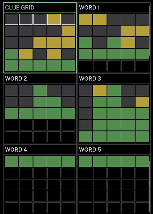 tailsteak's tweet photo. nerdlegame 1595 3/6
Dungleon 1578 3/6💠
Squardle 1580 5 Guesses Remaining
Referdle 1285 14/25 https://t.co/b9Vu1lkJ9o