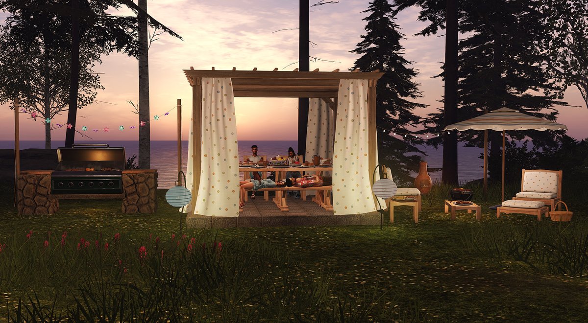 SecondLife's tweet photo. New Summer Premium Gifts are here! Premium and Premium Plus members can now claim an exclusive outdoor entertaining collection from the Second Life Studios team! Create the perfect setting for sunset dinners, summer gatherings, and relaxing evenings by the water.

👉 Claim your gifts now: https://t.co/oWSumjhKOE