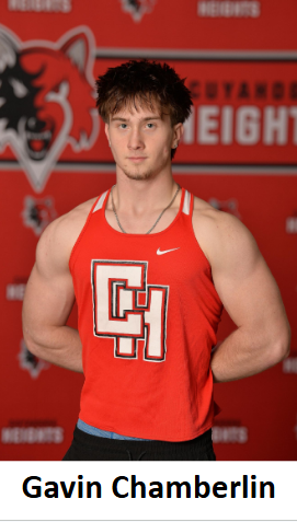 CUYHTS's tweet photo. Congratulations to Gavin Chamberlin for being named the Chagrin Valley Conference Metro Division Running Events Most Valuable Performer!  We are proud of you!  Go Heights! https://t.co/URLnZFaaCl