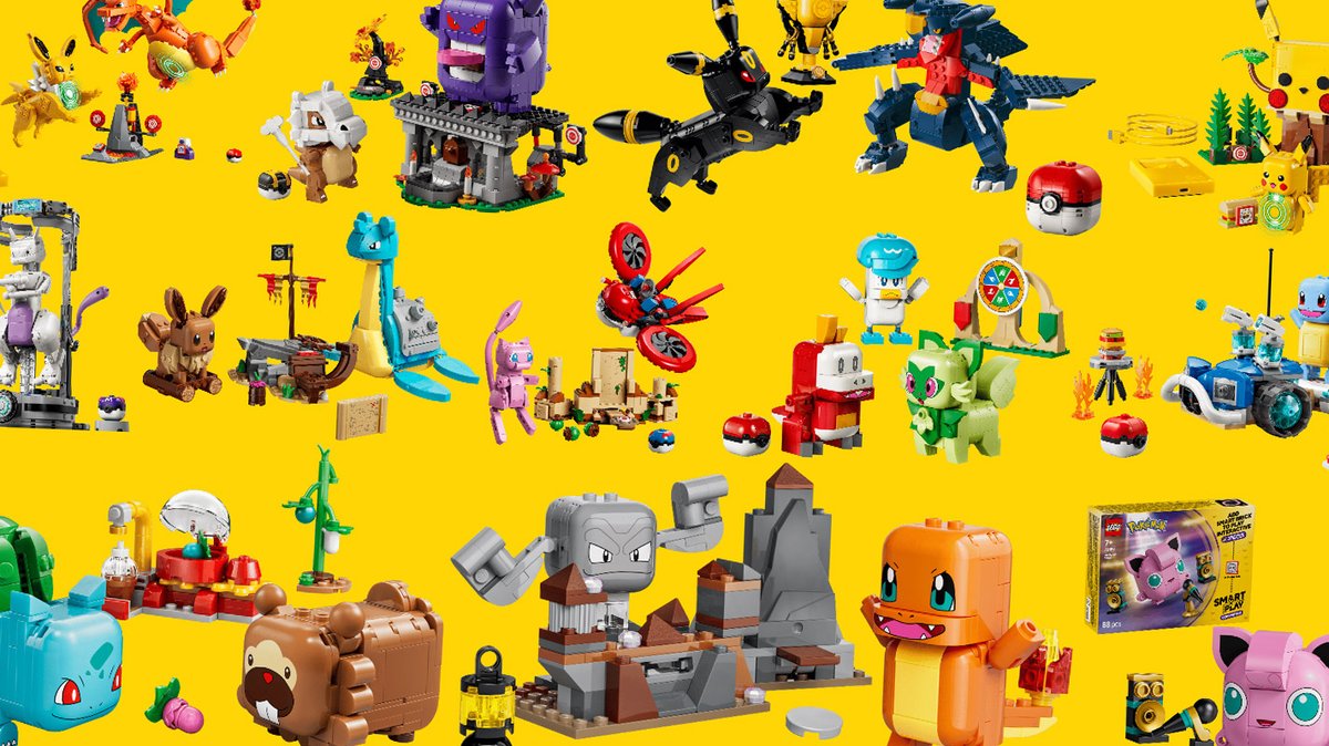 vooksdotnet's tweet photo. LEGO Pokémon range expands with 12 new sets featuring Smart Brick compatibility https://t.co/7qfHiKnLBS https://t.co/wEF7axv9N2