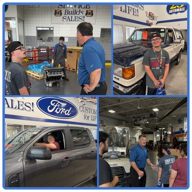 LRHSNJ's tweet photo. Thank you to our hometown friends at the Rt 23 Auto Mall for taking the time talk to us about job opportunities at the dealership. Our CORE and STEP students loved the tour as well as being featured on their billboard- check them out !! https://t.co/HT5VS3iG7I