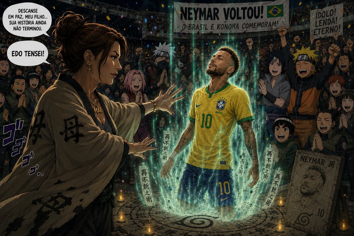 GVGSMPRE's tweet photo. @xicaraleao Mas aí a  gostosa da sua mãe sai das arquibancadas e, no mesmo instante, usa o Edo Tensei, revive ele e todo mundo fica feliz. https://t.co/J1qplkpDr6