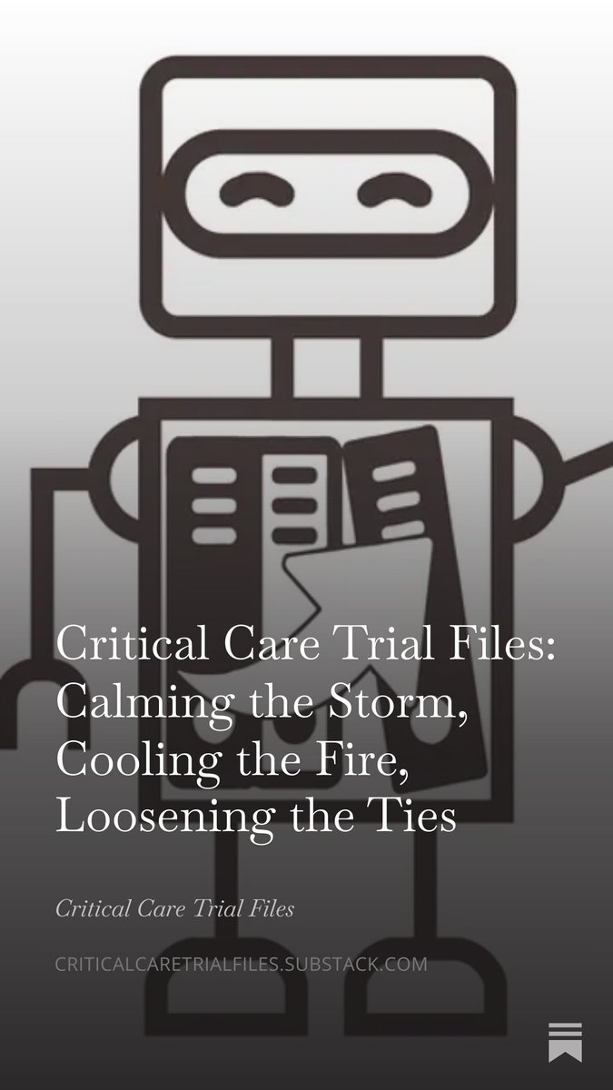 MedicinePods's tweet photo. 📚New Critical Care Trial Files!

🦠Neostigmine showed promise in septic shock
💊Mega-dose esomeprazole showed no benefit in sepsis
🛏️Restrictive vs liberal restraint use did not improve delirium/coma-free days

🔗https://t.co/05KWVGdD2O

#CriticalCare #ICU #Sepsis #MedTwitter https://t.co/8vMLvv34RV