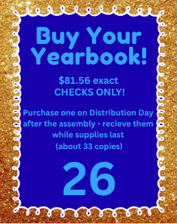 ea_schools's tweet photo. Celebrate the end of the year and memories made by purchasing your 2026 Yearbook for $81.56 exactly. CHECK ONLY! https://t.co/C4bDJaJqrP