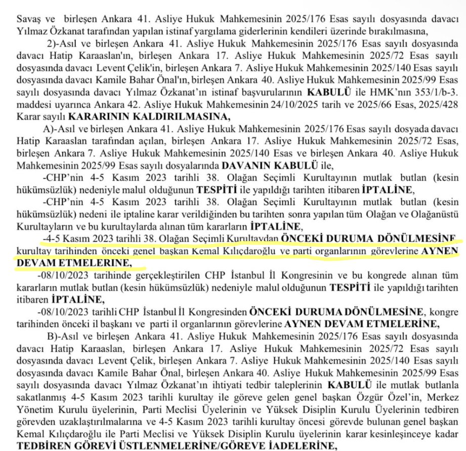 nihatcapoglu's tweet photo. @avsuleymankavak Tüm organların görevlerine aynen devam kararı varken yeni MYK veya PM oluşturulamayacağı açık değil mi.. https://t.co/CGQE3hV1Jk