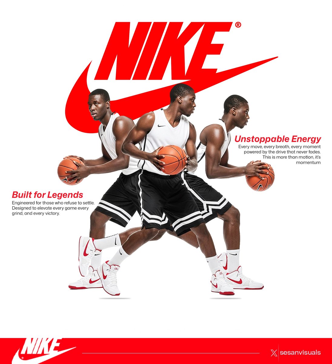 sesanvisuals's tweet photo. a creative ad for @Nike 

always a fan of brand that speaks motion and ease . which of them slaps more? 

A                            or                        B https://t.co/4nq6nU0nTg