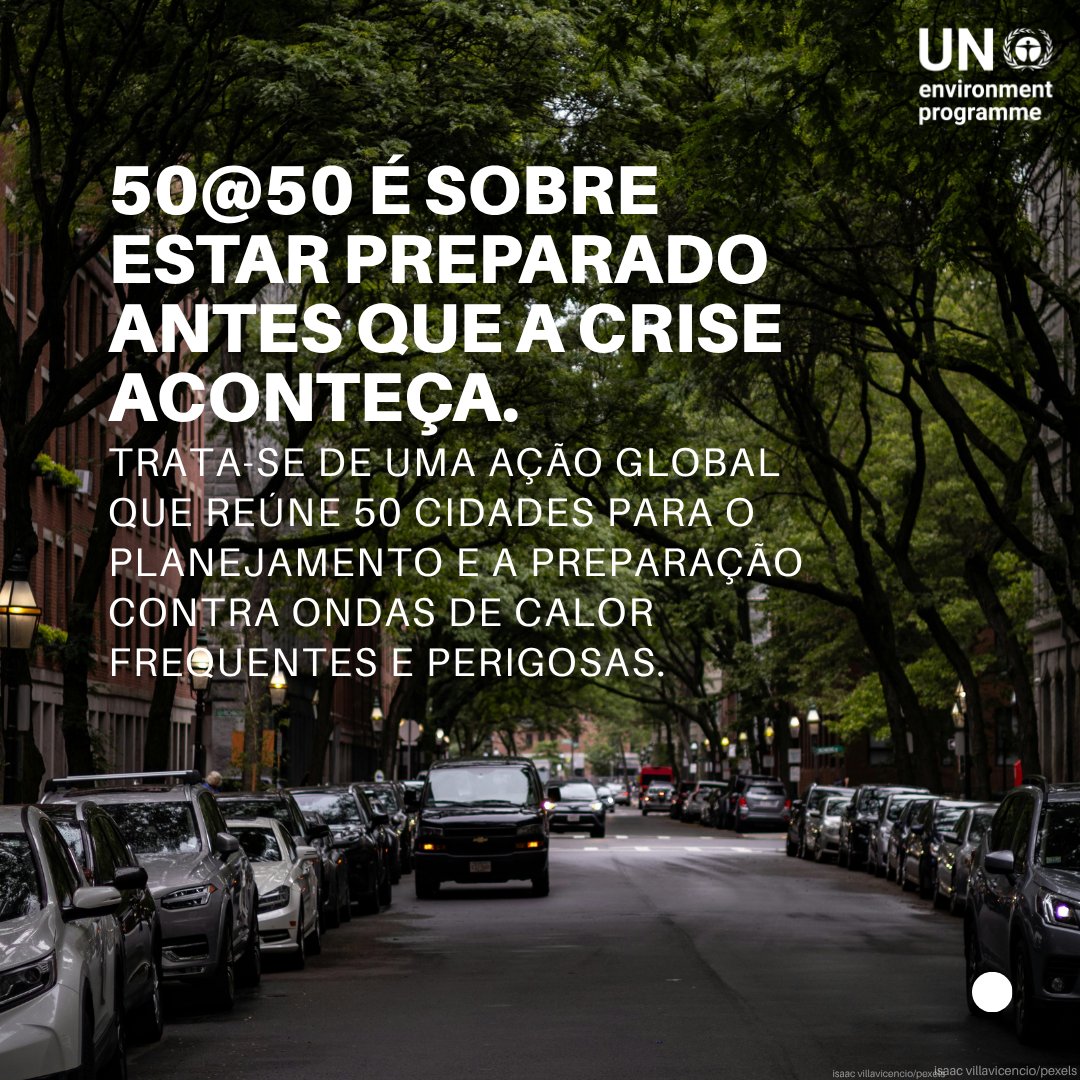 UNEP_pt's tweet photo. Mais de 50 cidades aderiram à campanha 50@50 do PNUMA para combater o calor extremo!

Com início no Dia de Ação contra o Calor e continuando até o #DiaMundialdoMeioAmbiente e além, as cidades estão se unindo para se preparar para um futuro mais quente.

https://t.co/rQ4vWhgq4P https://t.co/dPkZ5xAILB