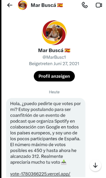 MarOliveira13's tweet photo. Hola #FamiliaCorazónVerde y amigos. 
Han hackeado la cuenta a nuestra querida @MarBusc1 , no abráis ningún mensaje que os llegue desde esa cuenta porque ahora mismo no sabemos quien la tiene.
Precaución, pero no es necesario bloquearla; solo no abrir mensajes. https://t.co/k5dtZDpRER